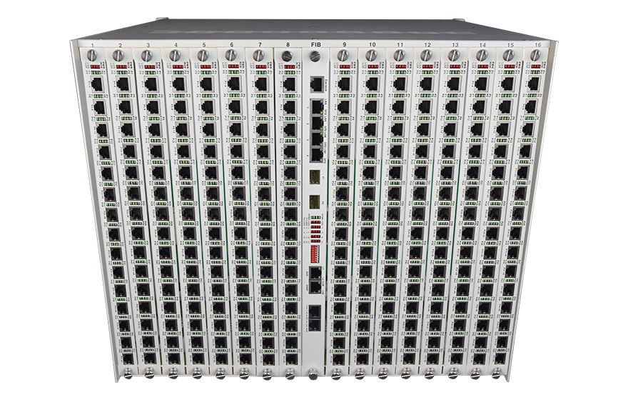 飛暢科技-960路電話光端機(jī)（8U 19英寸，SFP 1+1光備份）